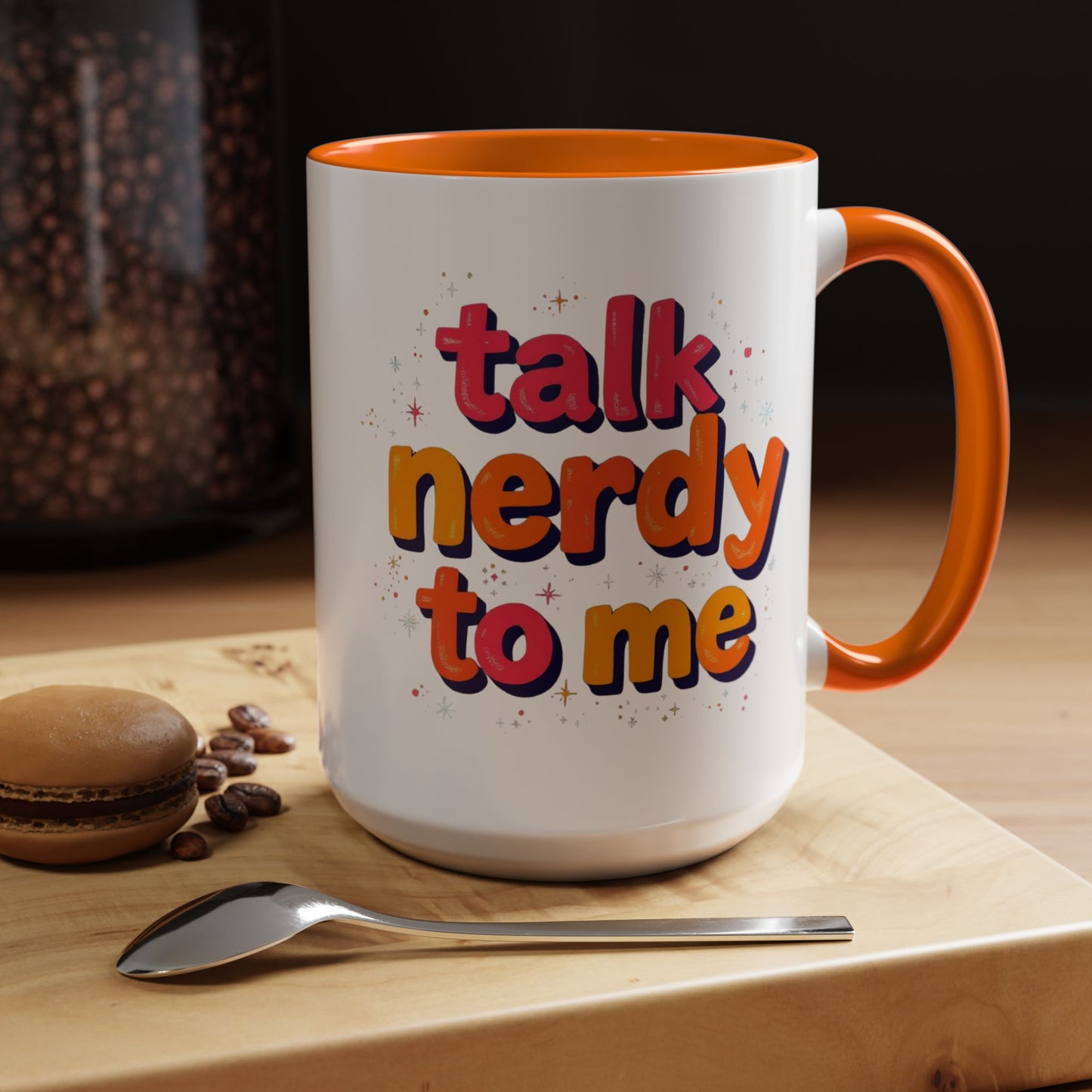 Talk Nerdy Quote Coffee Mug - Geek Gift, Fun Cup, Coffee Lover