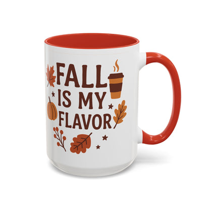 Fall Is My Flavor-Themed Coffee Mug, Cozy Autumn Vibes, Perfect Gift for Fall Lovers, Seasonal Mug