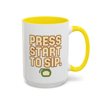 Press Start to Sip, Unique Gift for Gamers, Fun Birthday Present, Video Game Decor, Geeky Kitchenware