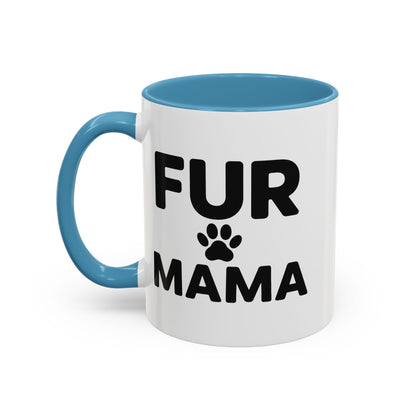 Fur Mama Coffee Mug - Perfect Gift for Dog Lovers, Pet Parents, Animal Enthusiasts, Mother's Day, Birthdays, Coffee Lovers