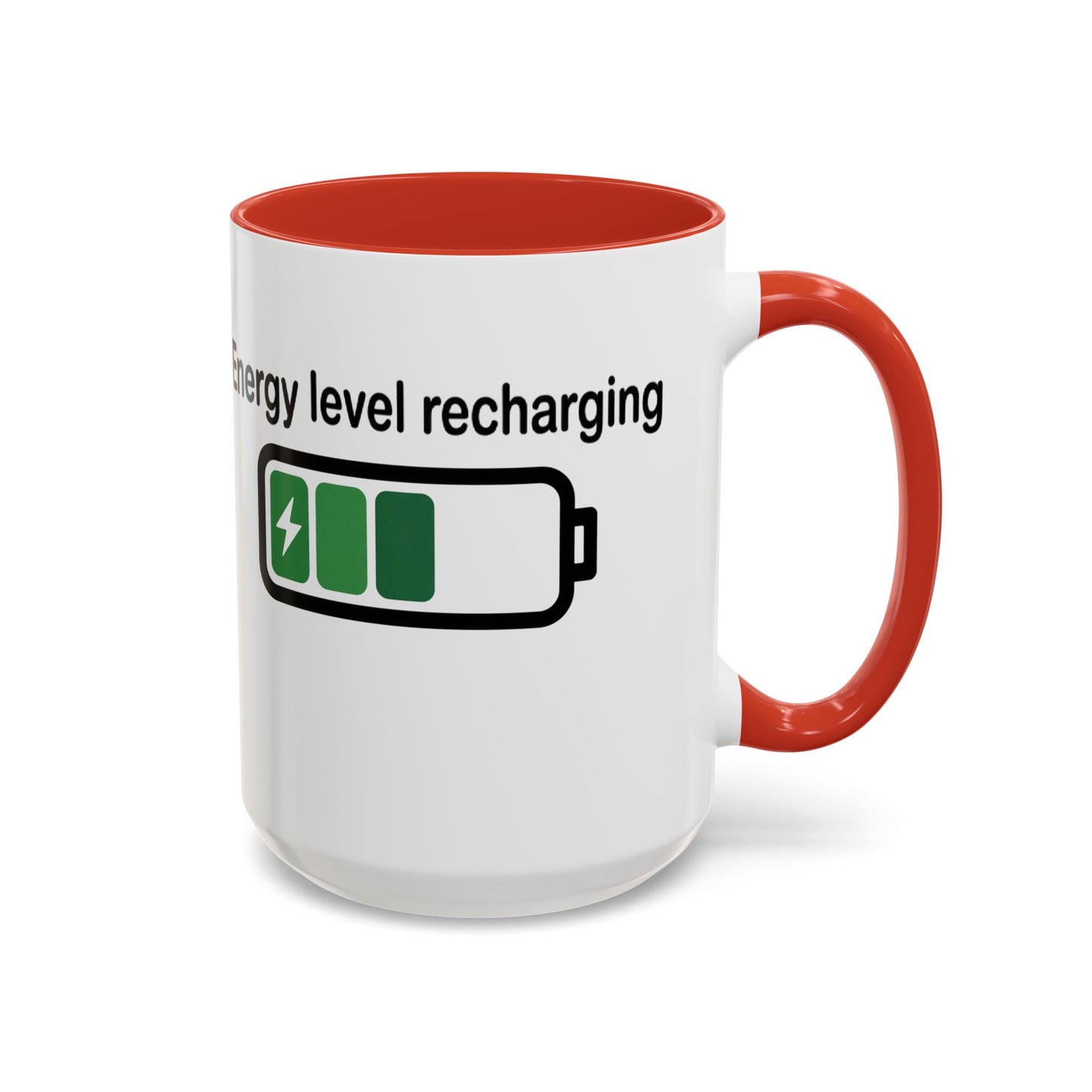 Recharge Your Energy Level, Gift for Tech Lovers, Office Desk Essential, Fun Quote Mug, Unique [...]