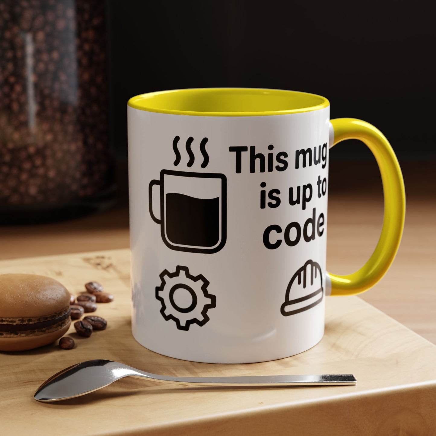 This Mug is Up To Code - Perfect Gift for Engineers, Plumbers, Contractors, and Builders