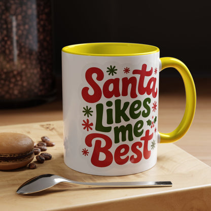 Holiday Santa Coffee Mug, Christmas Mug, Festive Drinkware, Gift for Santa Lovers, Coffee Lover's Cup