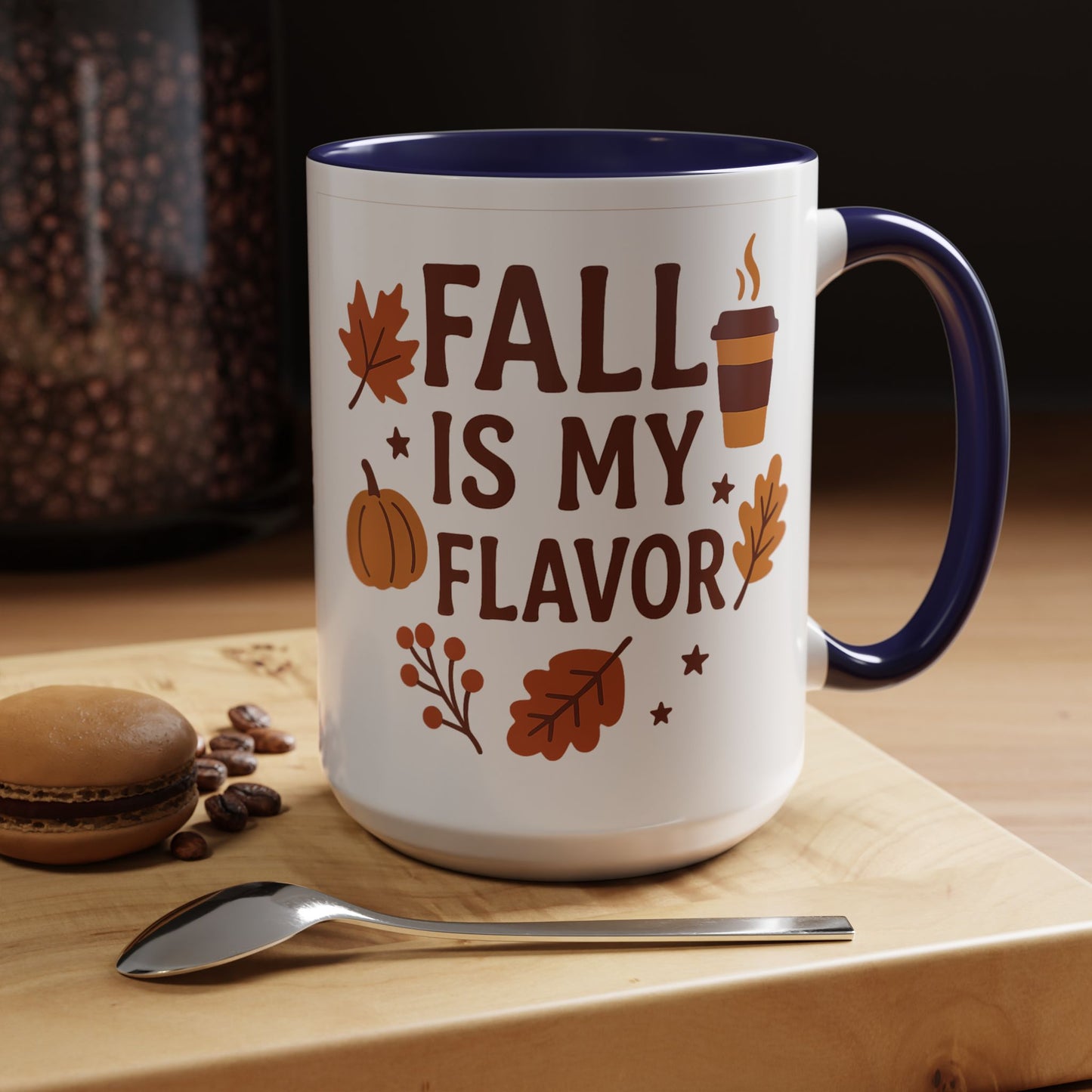 Fall Is My Flavor-Themed Coffee Mug, Cozy Autumn Vibes, Perfect Gift for Fall Lovers, Seasonal Mug
