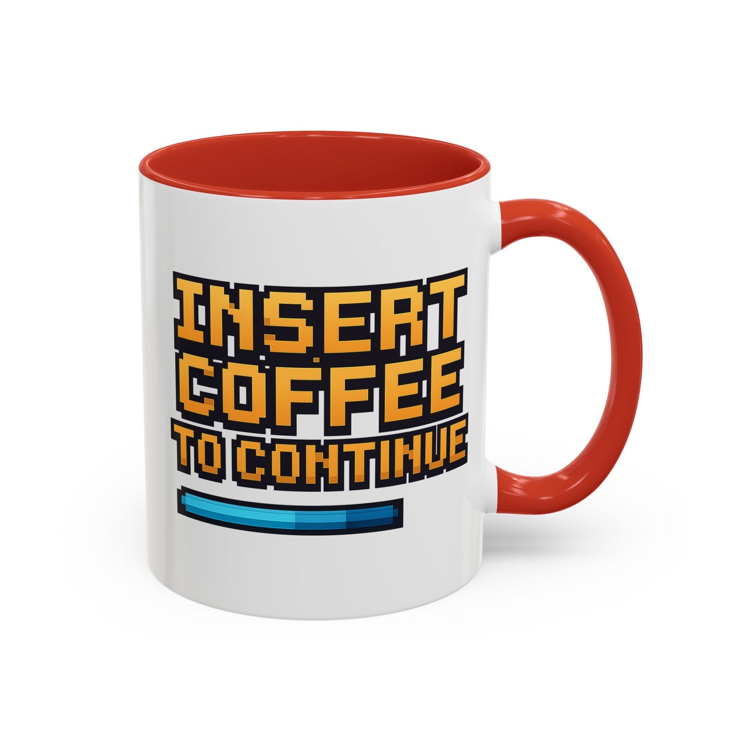 Insert Coffee to Continue, Gift for Tech Lovers, Office Desk Decor, Video Game Mug