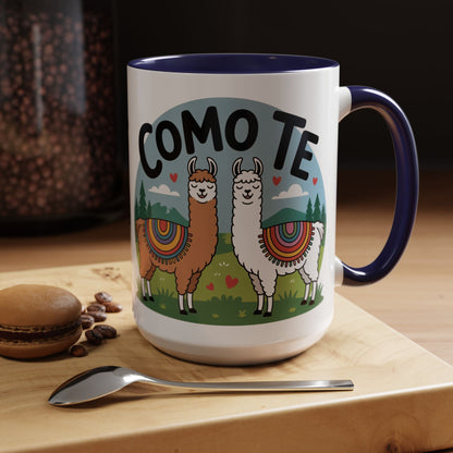 Como Te Llama Love Coffee Mug, Fun Animal Mug