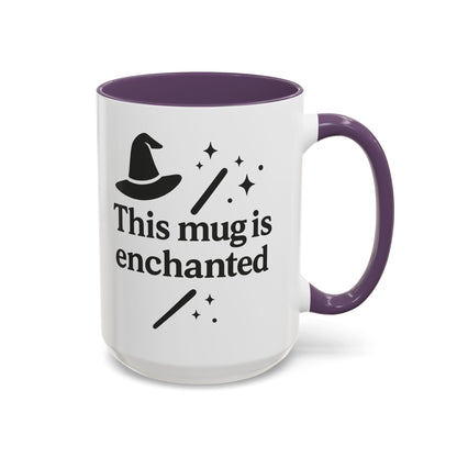 Enchanted Witch Coffee Mug, Magical Mug Gift, Halloween Decor, Witchcraft Mug, Coffee Lover Gift, Enchanted Design