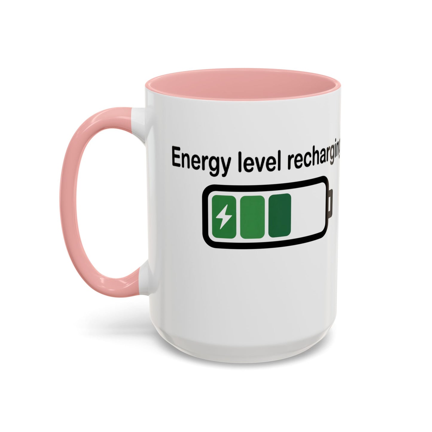 Recharge Your Energy Level, Gift for Tech Lovers, Office Desk Essential, Fun Quote Mug, Unique [...]