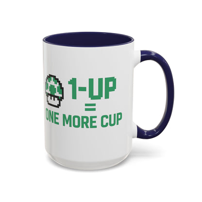 Retro Gaming Coffee Mug, 1-Up Mushroom Cup, Perfect Gift for Gamers, Funny Office Mug, Video Game Lover, Unique Birthday Present
