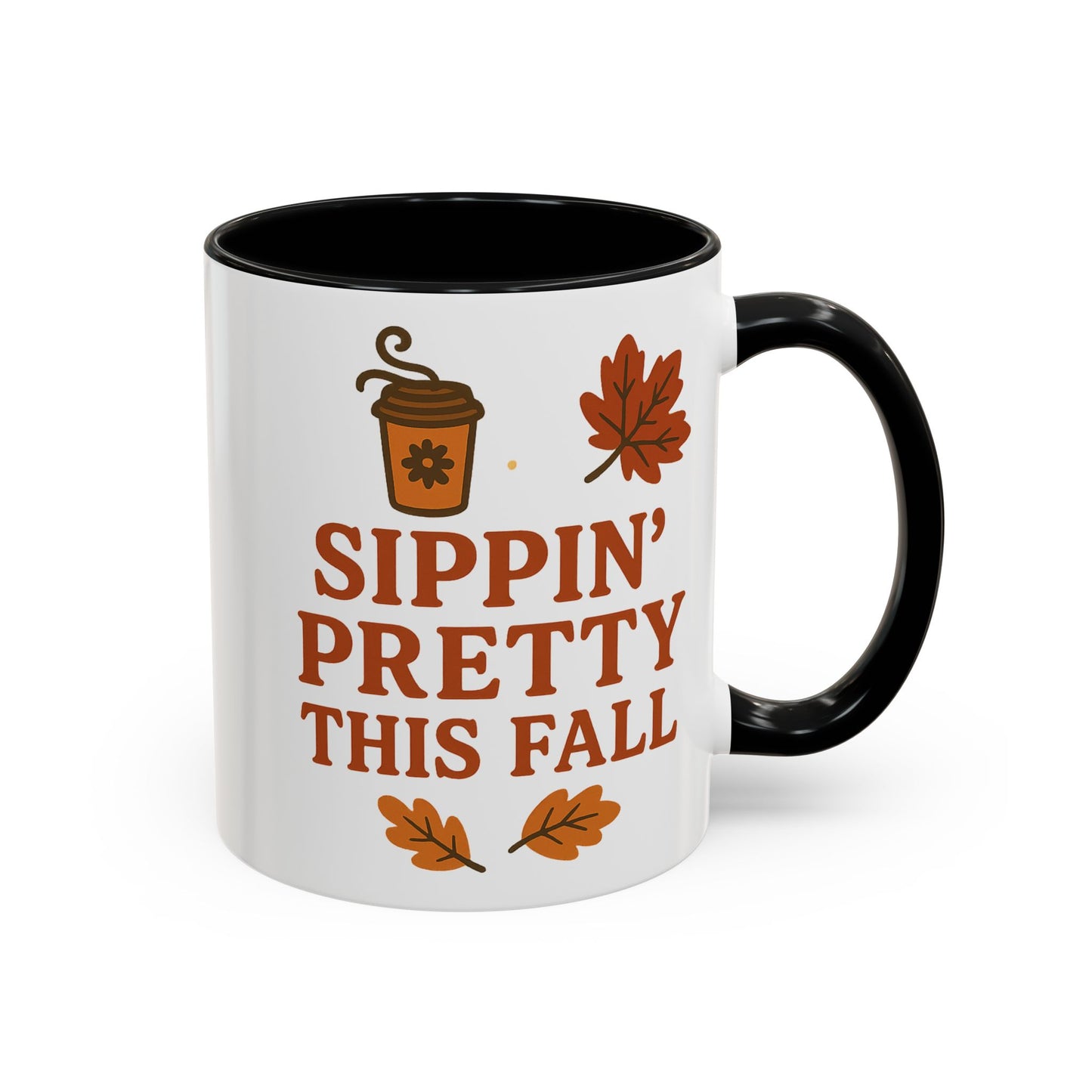 Sippin’ pretty this fall - Accent Coffee Mug (11, 15oz)