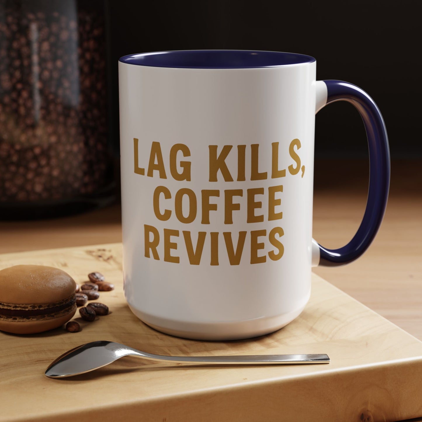 Gamer Lag Kills Accent Coffee Mug