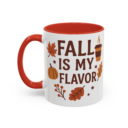 Fall Is My Flavor-Themed Coffee Mug, Cozy Autumn Vibes, Perfect Gift for Fall Lovers, Seasonal Mug