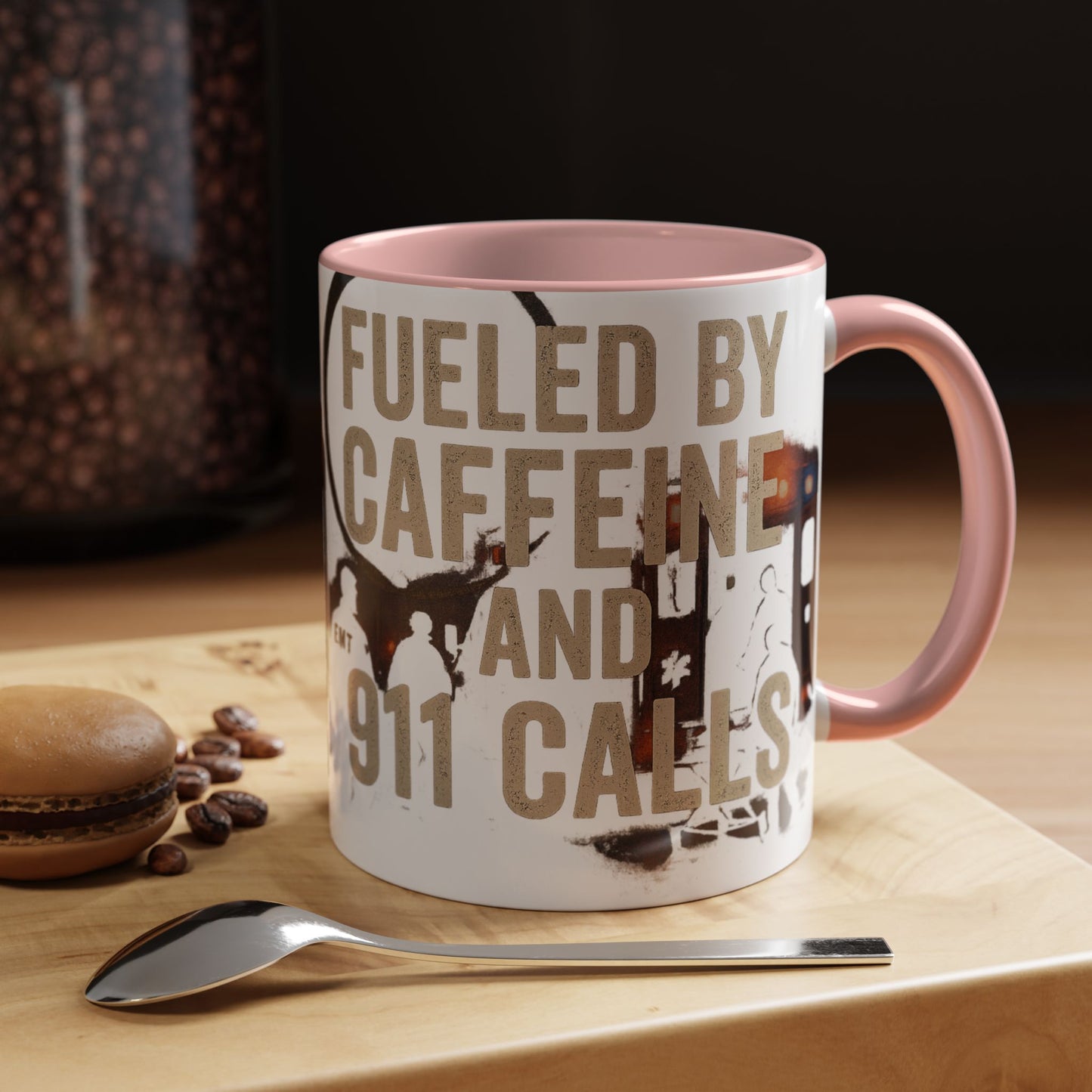 Fueled By Caffeine and 911 Calls – Perfect Gift for EMTs, Nurses, and First Responders