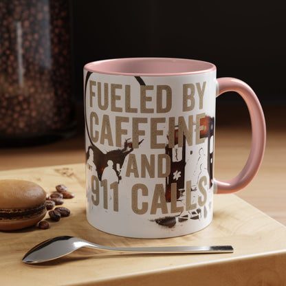 Fueled By Caffeine and 911 Calls – Perfect Gift for EMTs, Nurses, and First Responders