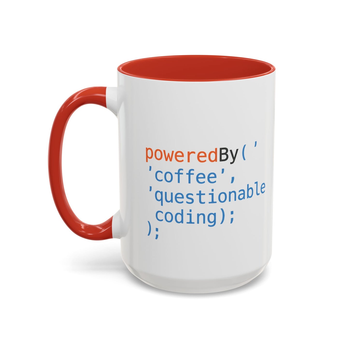 Coffee-Themed Accent Mug with Programmer Humor, Gift for Coders, Computer Enthusiasts, Office Use, Birthday, Tech Celebration
