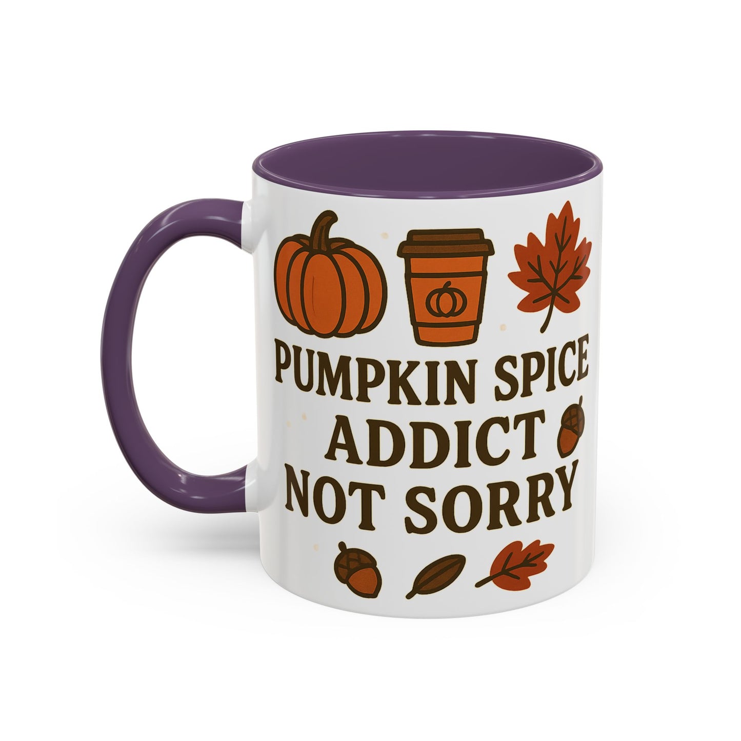 Pumpkin Spice Addict Coffee Mug, Cozy Fall Gift for Coffee Lovers, Autumn Decor, Cute Mug for Thanksgiving