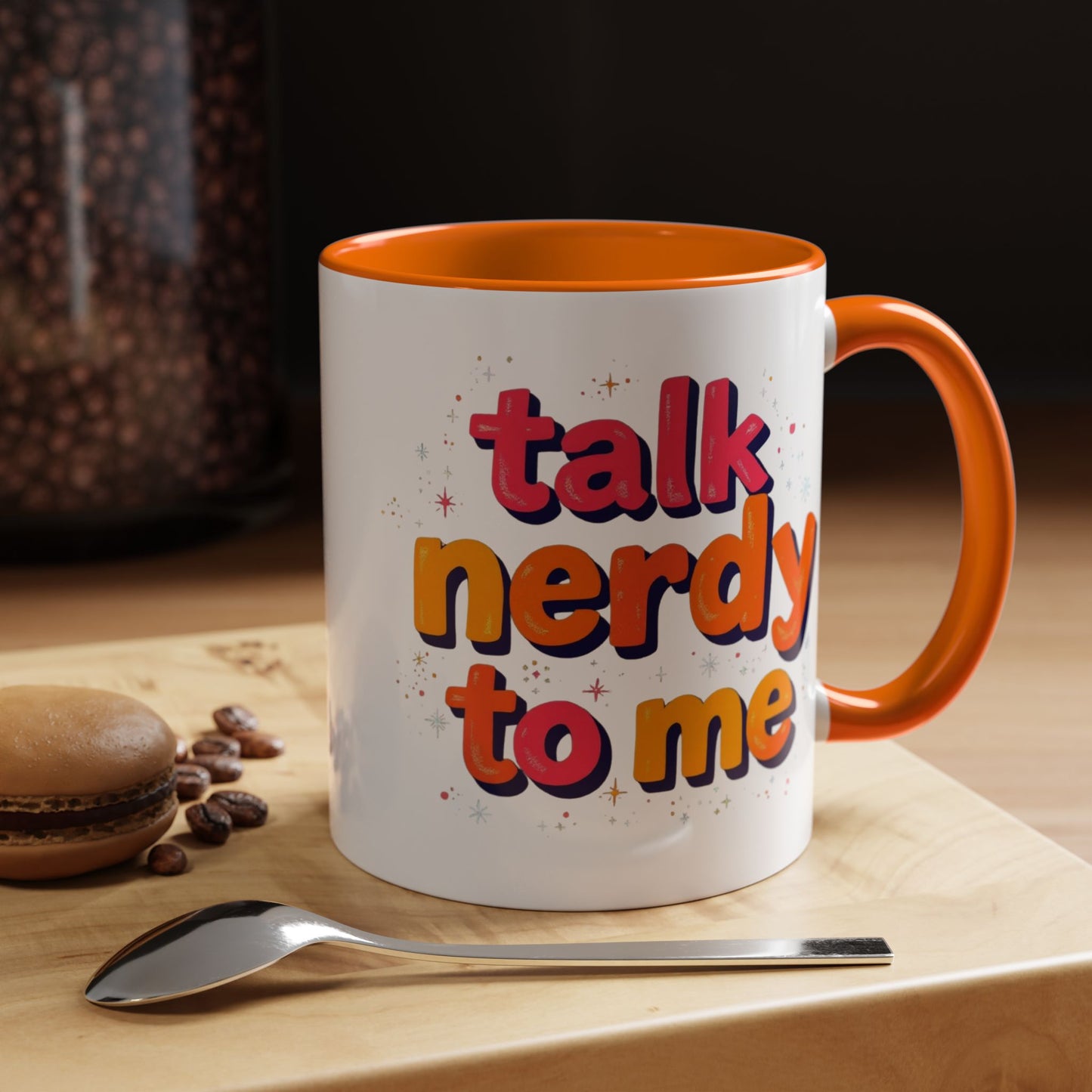 Talk Nerdy Quote Coffee Mug - Geek Gift, Fun Cup, Coffee Lover