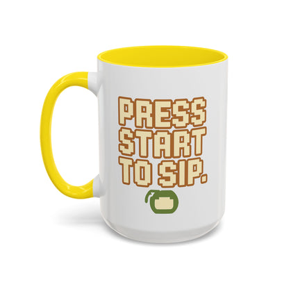 Press Start to Sip, Unique Gift for Gamers, Fun Birthday Present, Video Game Decor, Geeky Kitchenware