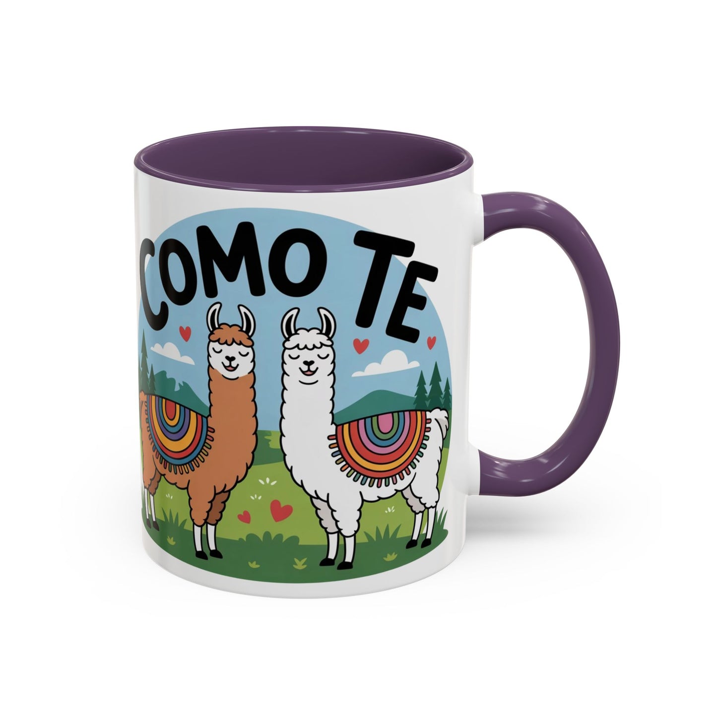 Como Te Llama Love Coffee Mug, Fun Animal Mug