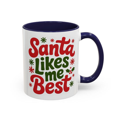 Holiday Santa Coffee Mug, Christmas Mug, Festive Drinkware, Gift for Santa Lovers, Coffee Lover's Cup