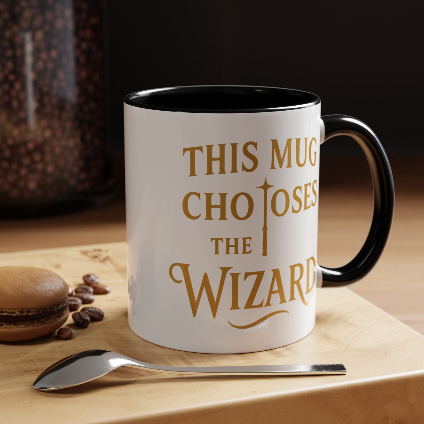 Wizard Choice Coffee Mug - Unique Gift for Wizards, Fun Coffee Lover Cup, Magical Drinkware, Birthday Present, Fantasy Mug