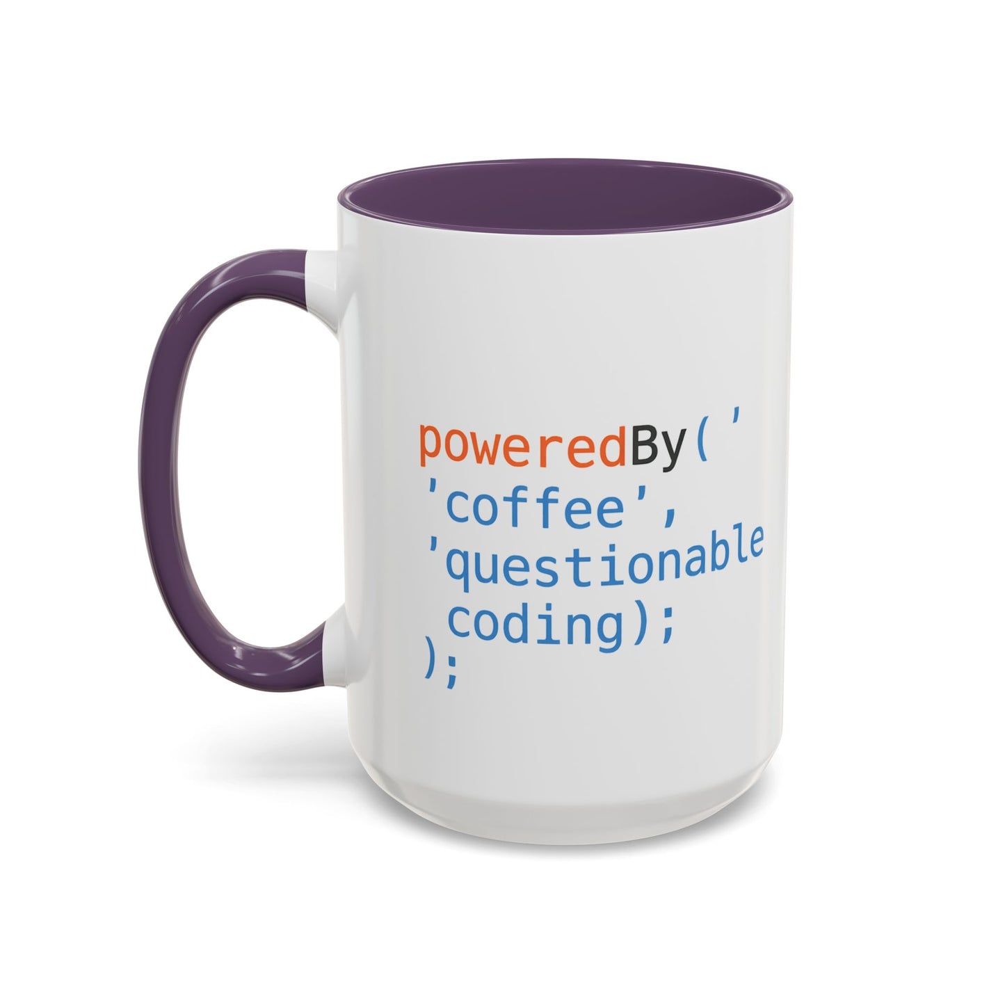 Coffee-Themed Accent Mug with Programmer Humor, Gift for Coders, Computer Enthusiasts, Office Use, Birthday, Tech Celebration