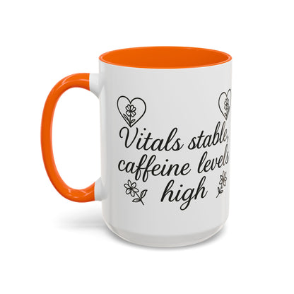 VITALS Stable Caffeine Levels High - Perfect Gift for EMT, Nurse, coffee lover