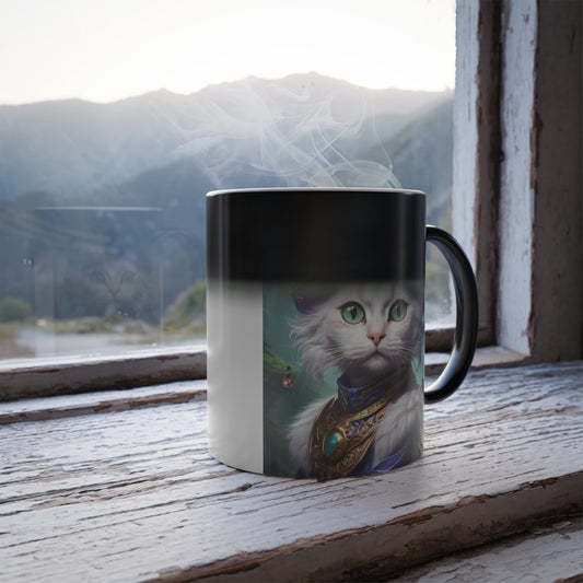 Color Morphing Mug, 11oz Cat Mystic