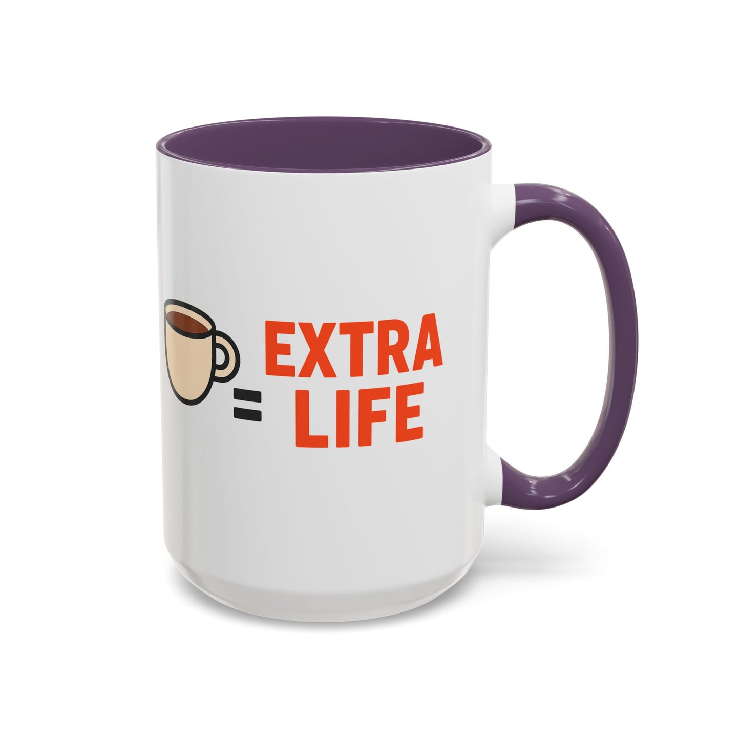 Coffee Extra Life Design, Unique Kitchen Decor, Birthday or Holiday Gift