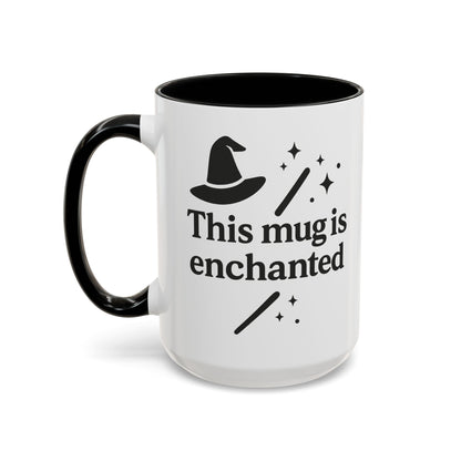 Enchanted Witch Coffee Mug, Magical Mug Gift, Halloween Decor, Witchcraft Mug, Coffee Lover Gift, Enchanted Design