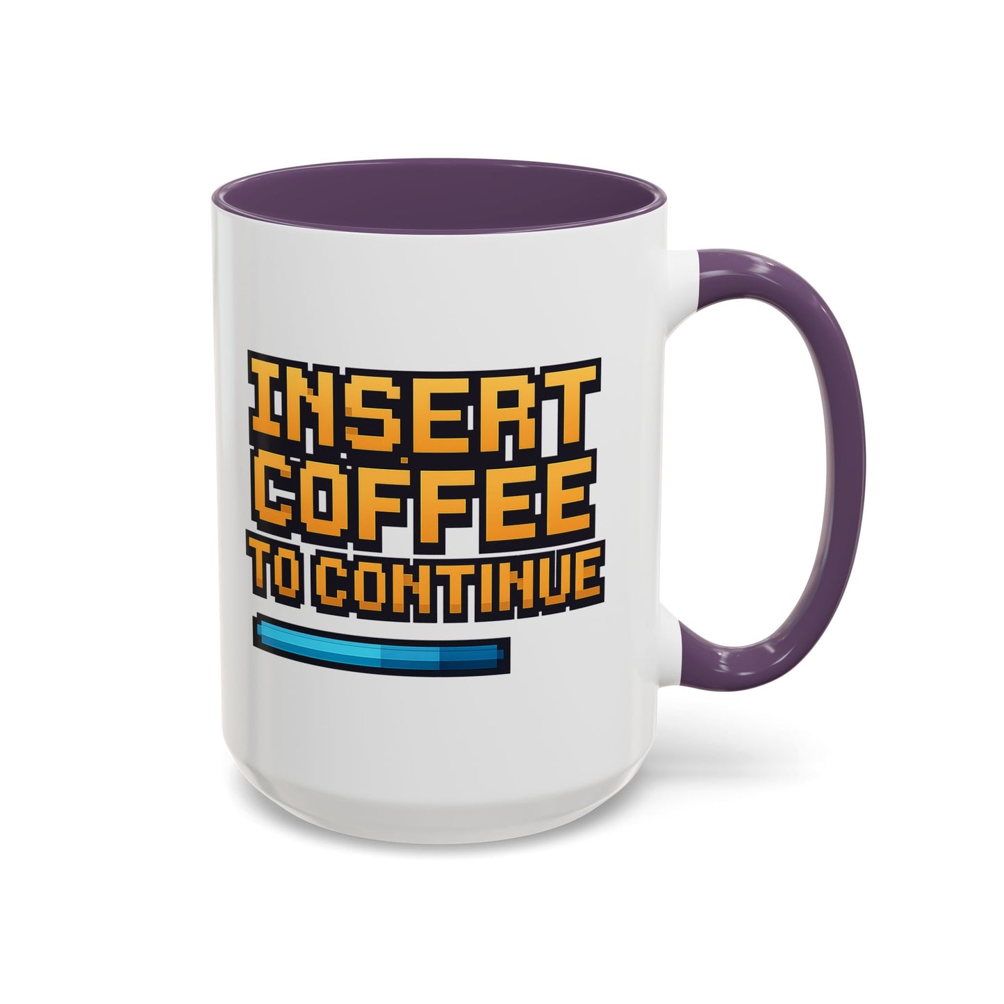 Insert Coffee to Continue, Gift for Tech Lovers, Office Desk Decor, Video Game Mug