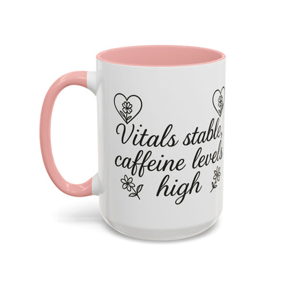 VITALS Stable Caffeine Levels High - Perfect Gift for EMT, Nurse, coffee lover