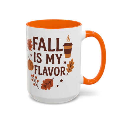 Fall Is My Flavor-Themed Coffee Mug, Cozy Autumn Vibes, Perfect Gift for Fall Lovers, Seasonal Mug