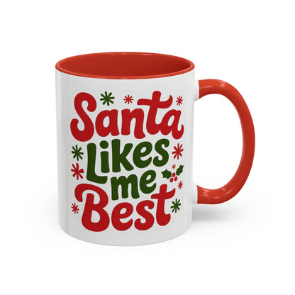 Holiday Santa Coffee Mug, Christmas Mug, Festive Drinkware, Gift for Santa Lovers, Coffee Lover's Cup