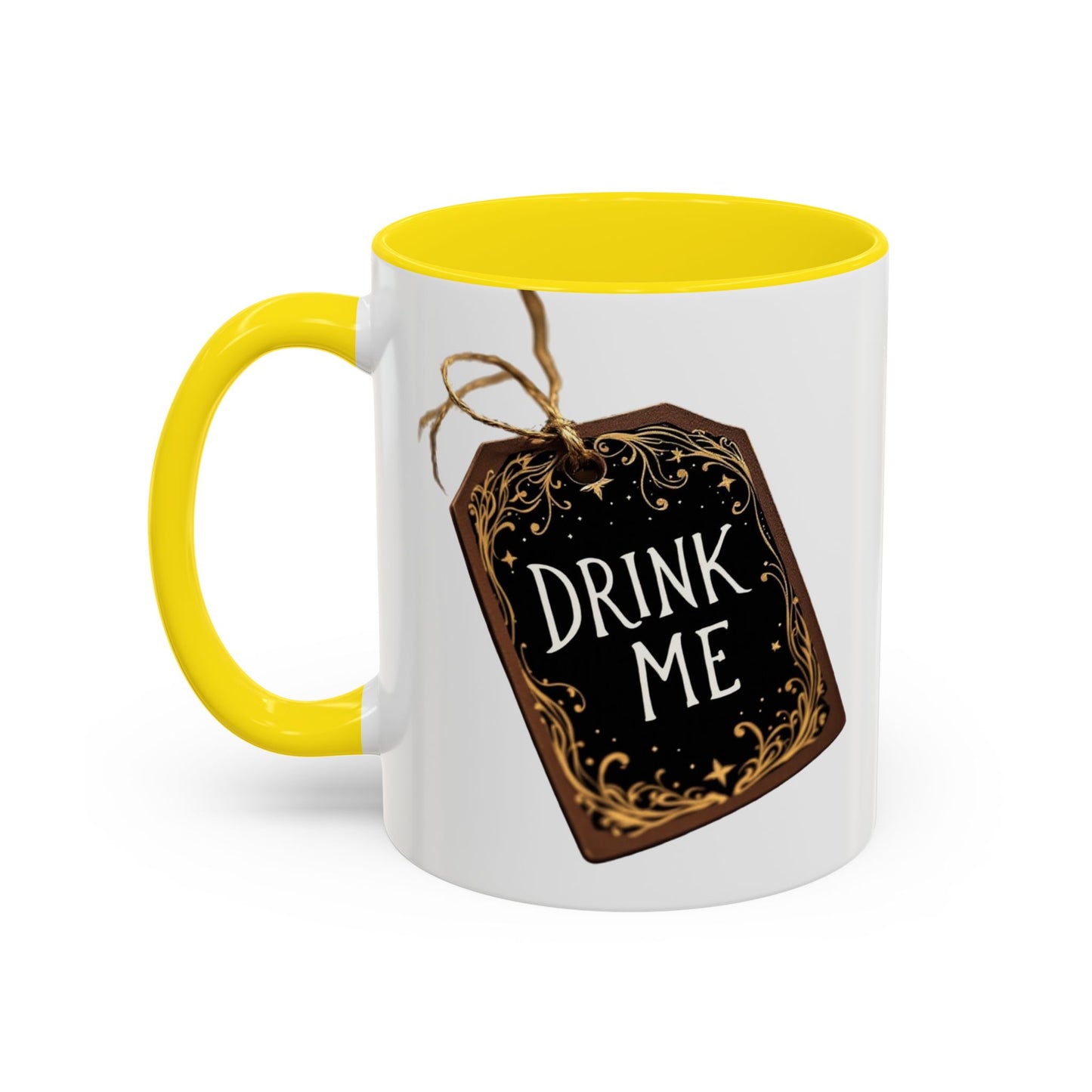 Whimsical Drink Me Coffee Mug - Enchanting Accent Cup for Tea Lovers
