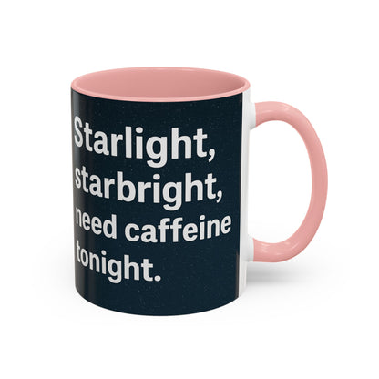 Starlight Caffeine Coffee Mug | Perfect for Coffee Lovers, Gift for Friends, Night Owl, Magical Mugs, Funny Cup