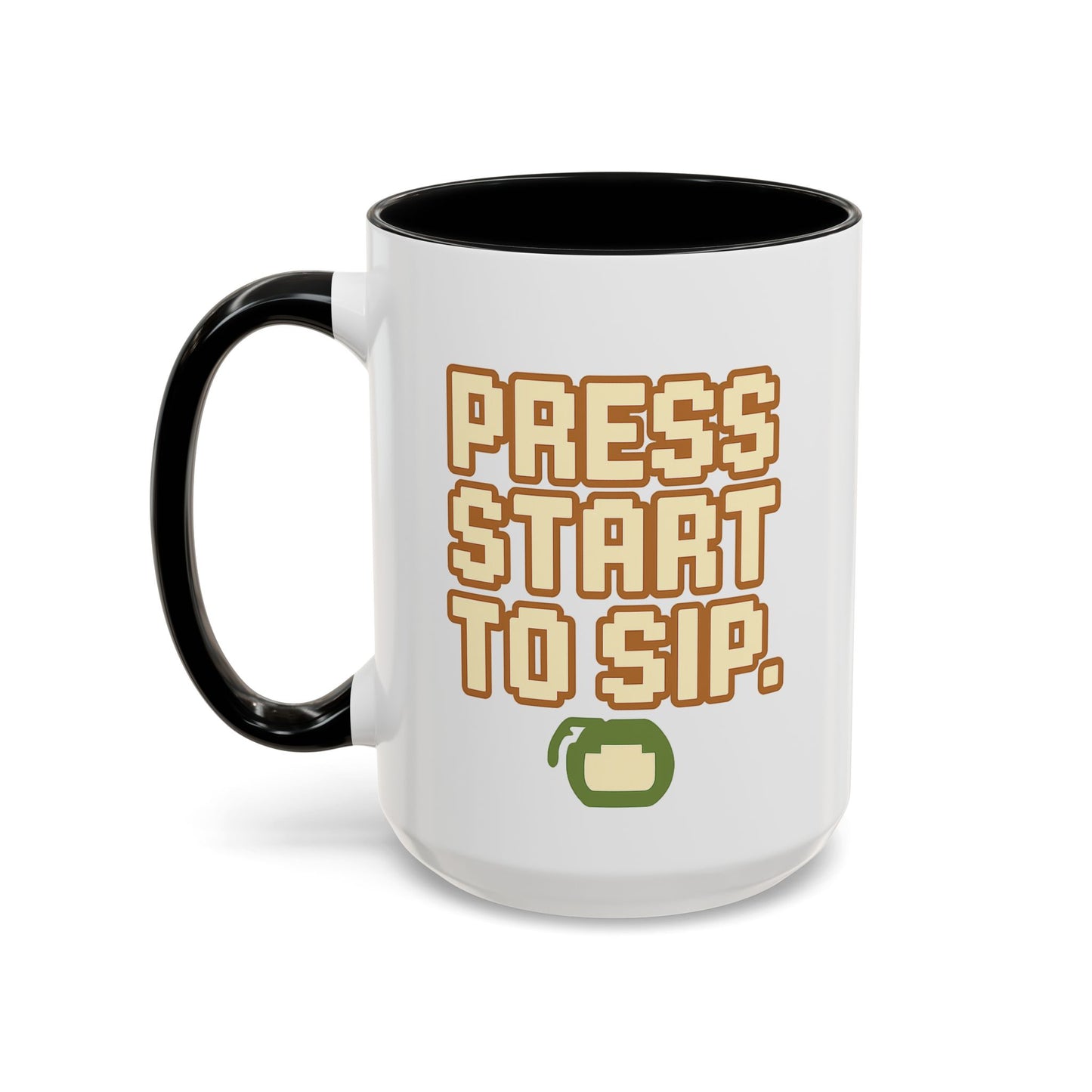 Press Start to Sip, Unique Gift for Gamers, Fun Birthday Present, Video Game Decor, Geeky Kitchenware