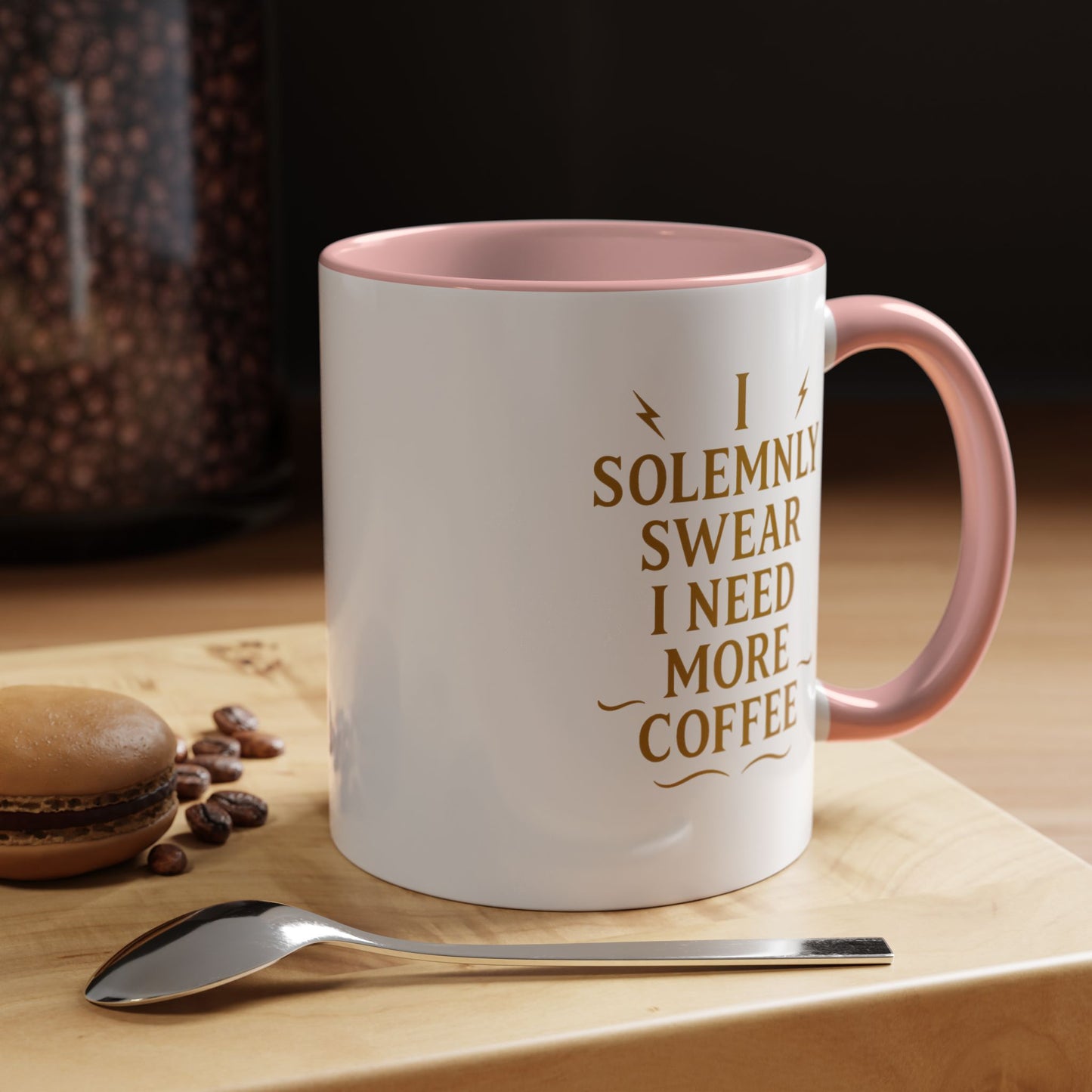 Funny Coffee Mug, I Solemnly Swear I Need More Coffee, Gift for Coffee Lovers, Office Humor, Motivational Mug
