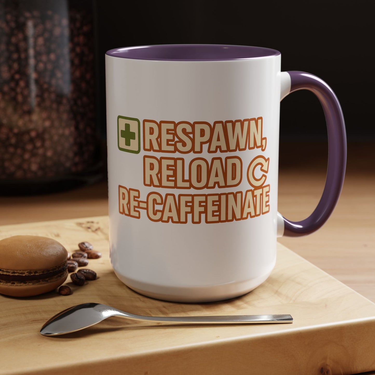 Respawn, Reload, Re-Caffeinate, Perfect Gift for Gamers, Fun Office Cup, Video Game Lover Mug, Birthday Present, [...]