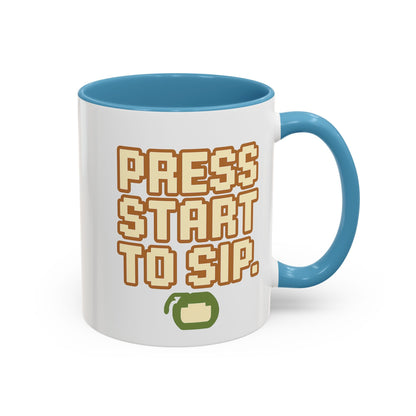 Press Start to Sip, Unique Gift for Gamers, Fun Birthday Present, Video Game Decor, Geeky Kitchenware