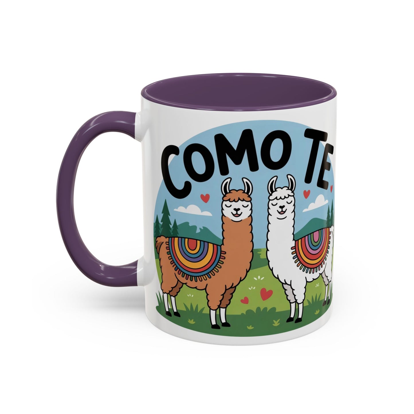 Como Te Llama Love Coffee Mug, Fun Animal Mug