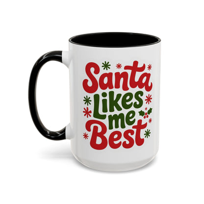 Holiday Santa Coffee Mug, Christmas Mug, Festive Drinkware, Gift for Santa Lovers, Coffee Lover's Cup