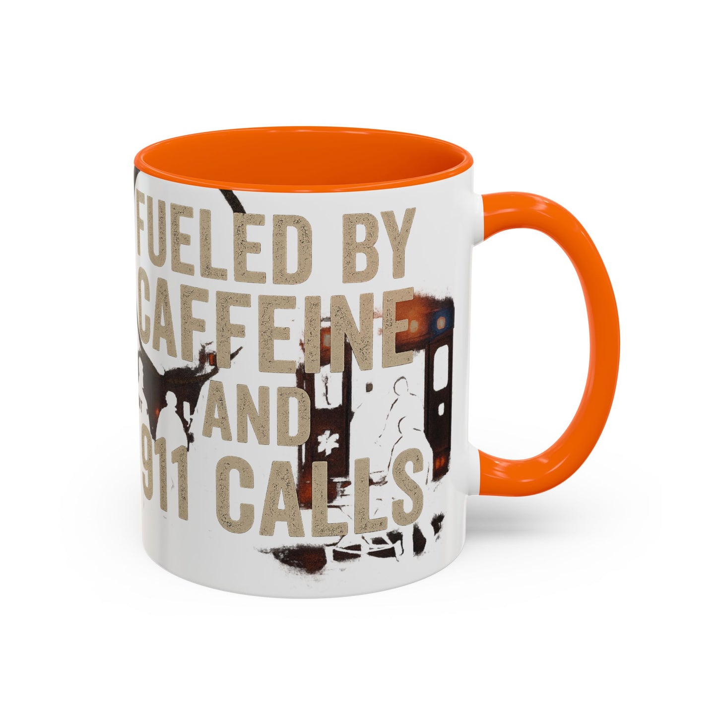 Fueled By Caffeine and 911 Calls – Perfect Gift for EMTs, Nurses, and First Responders