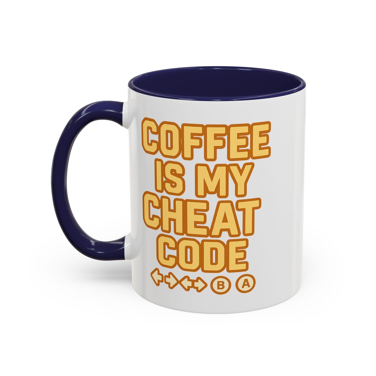 Coffee is My Cheat Code, Game Themed Gift, Funny Mug for Gamers, Gaming Accessory, Birthday Gift for Him