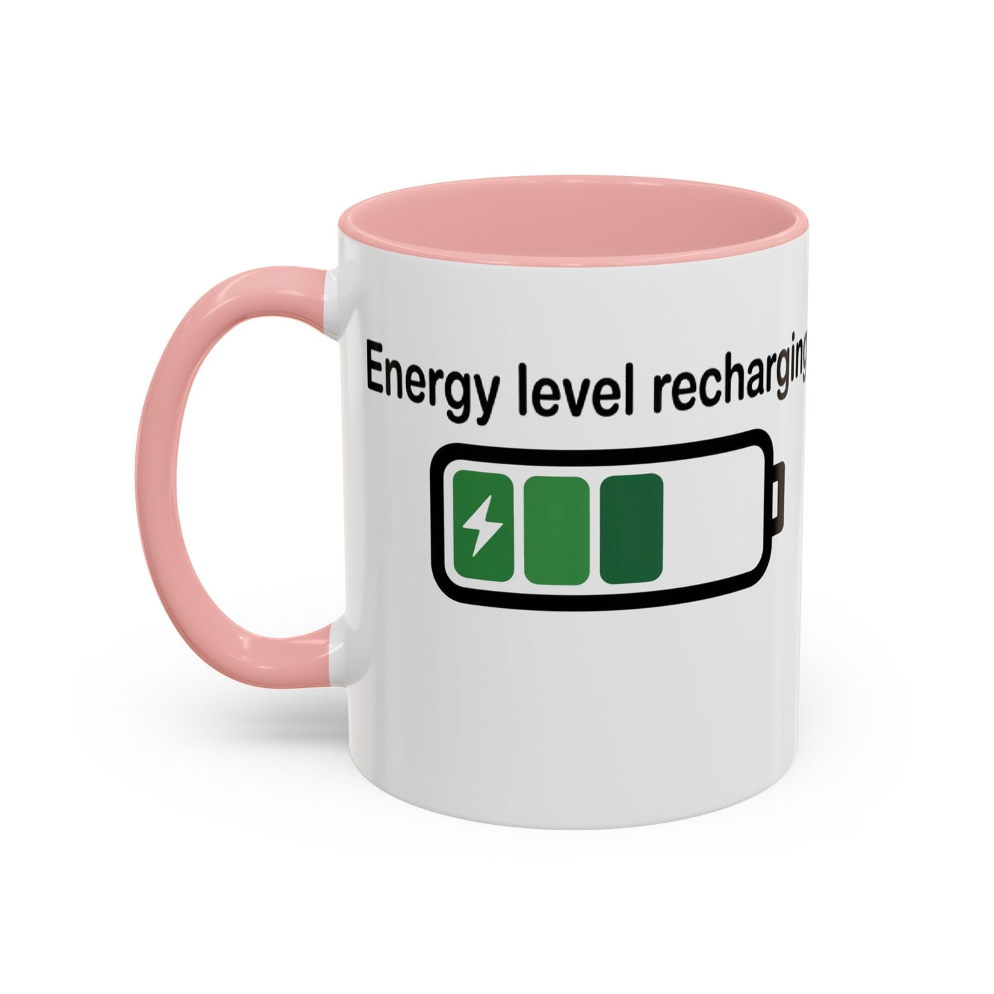 Recharge Your Energy Level, Gift for Tech Lovers, Office Desk Essential, Fun Quote Mug, Unique [...]