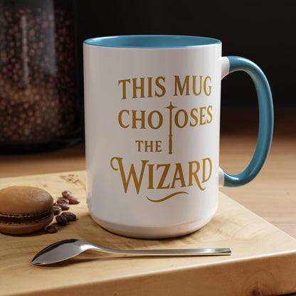 Wizard Choice Coffee Mug - Unique Gift for Wizards, Fun Coffee Lover Cup, Magical Drinkware, Birthday Present, Fantasy Mug