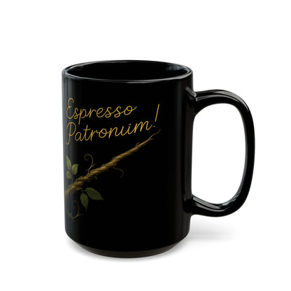 Espresso Patronum Wizard Coffee Mug, Magical Gift for Coffee Lovers, Black Ceramic Mug for Halloween, Birthday, Witchcraft Decoration, [...]