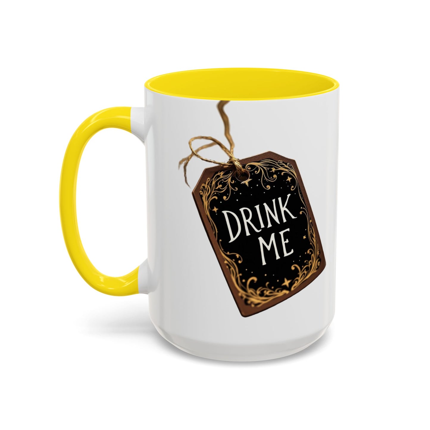 Whimsical Drink Me Coffee Mug - Enchanting Accent Cup for Tea Lovers