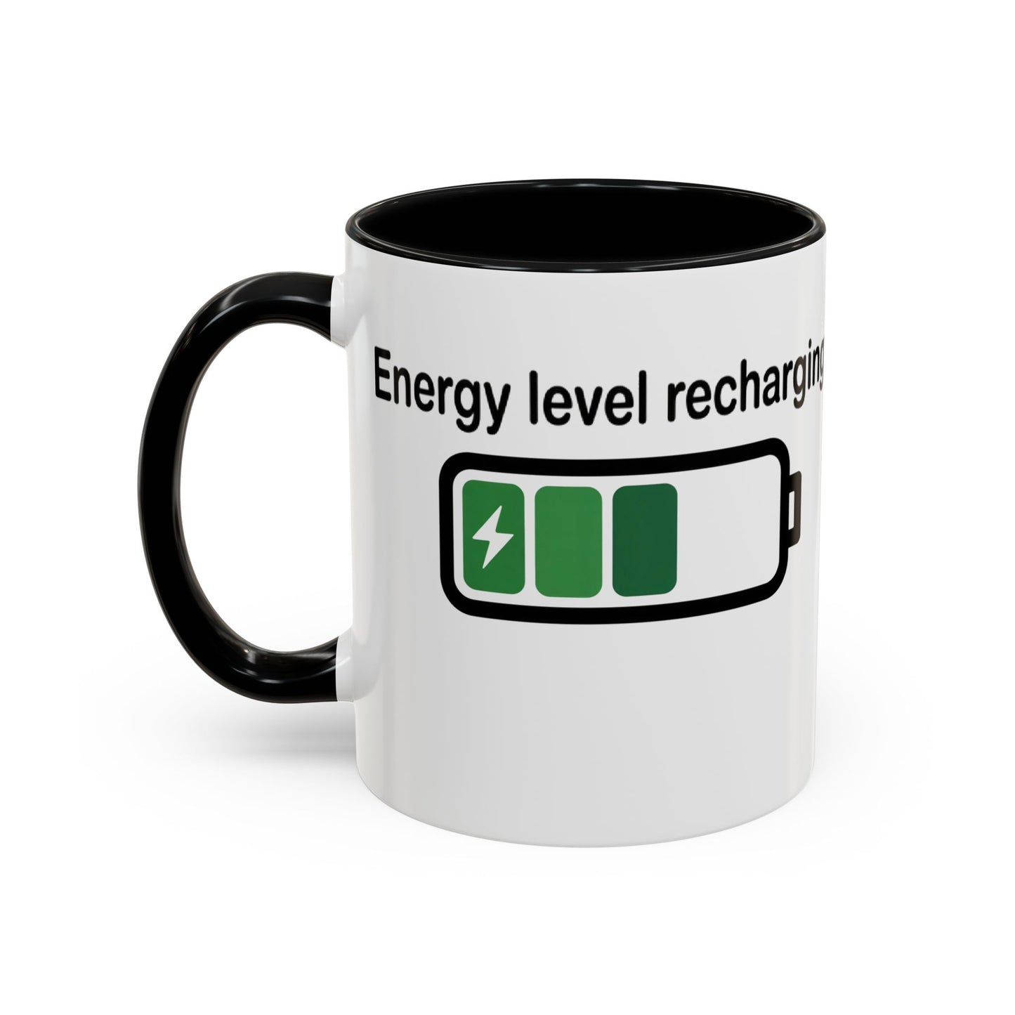 Recharge Your Energy Level, Gift for Tech Lovers, Office Desk Essential, Fun Quote Mug, Unique [...]