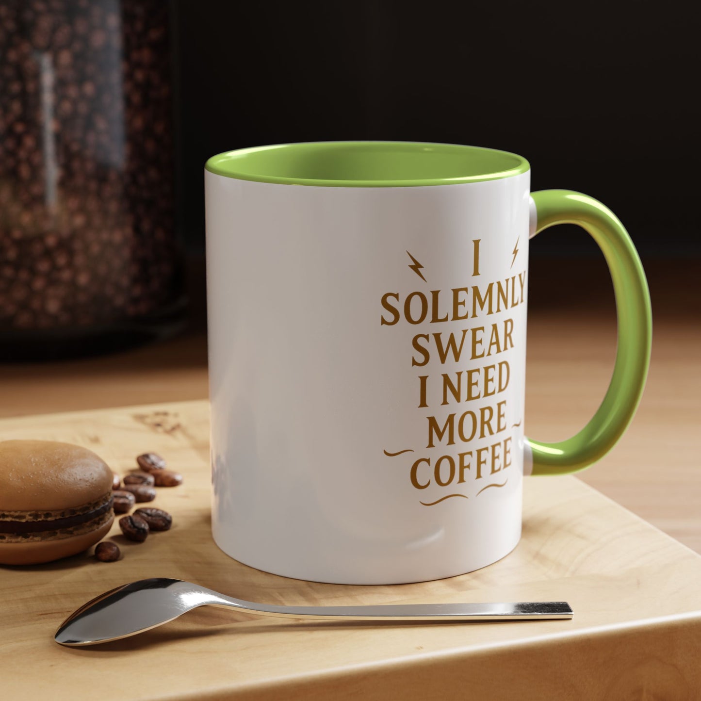 Funny Coffee Mug, I Solemnly Swear I Need More Coffee, Gift for Coffee Lovers, Office Humor, Motivational Mug